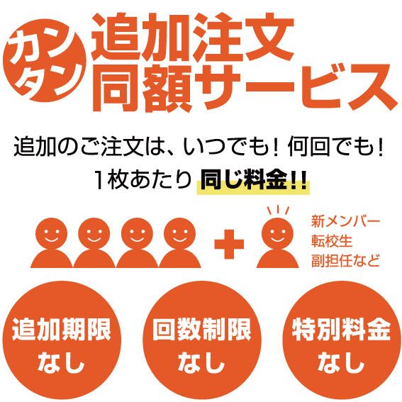 1枚からOK！追加注文同額サービスについて | クラTジャパン