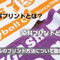 染料プリントとは？ 顔料プリントとは？ タオルのプリント方法について徹底解説　　