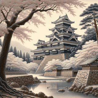 日本の城の風景 写真