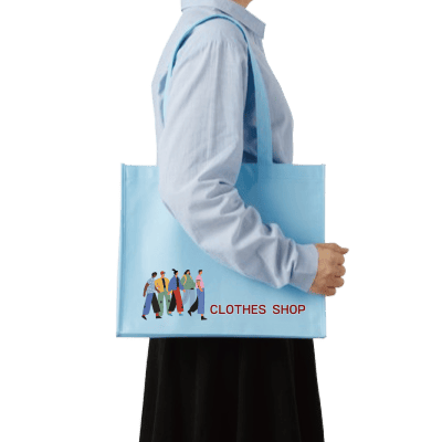 不織布A4ワイドスクエアトート