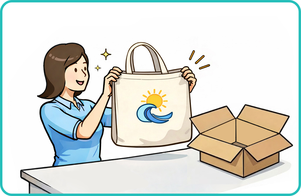 プリントサンプル仕上がり確認