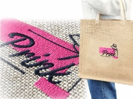 バッグの刺繍加工