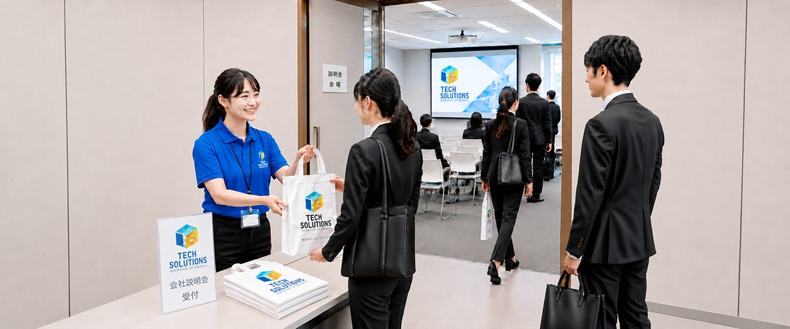 会社やお店のことを伝えるオリジナルバッグ