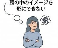 頭の中のイメージを形にできない