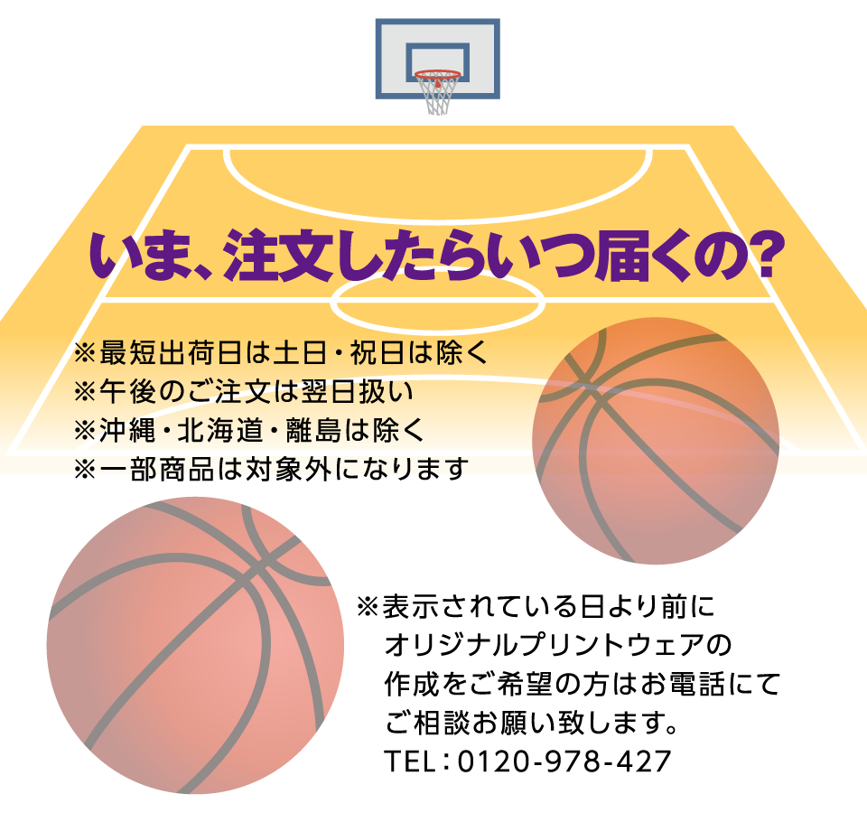 いま、注文したらいつ届くの?