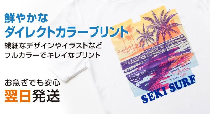 スピードドライTシャツ（300ACT） ホワイト Mサイズ 前面 ダイレクトカラープリント 襟下6cm タテ30.0cm ヨコ27.0cm