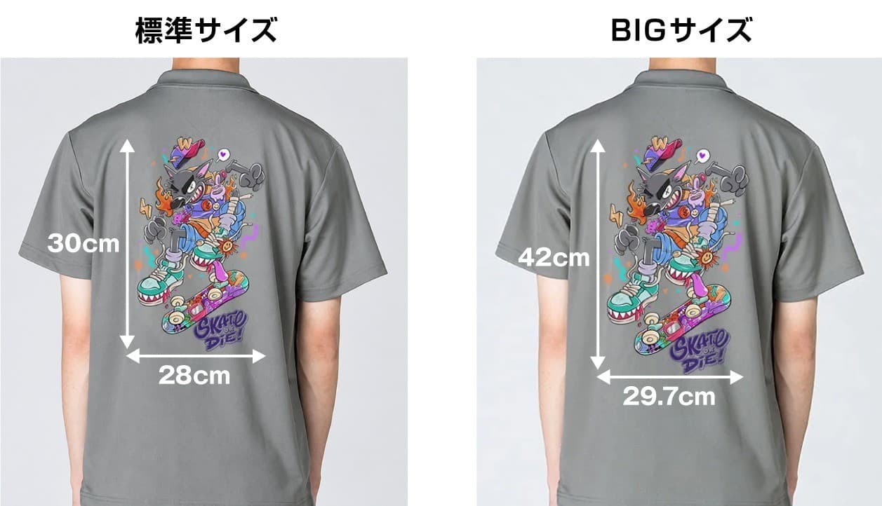 プリントサイズ比較例