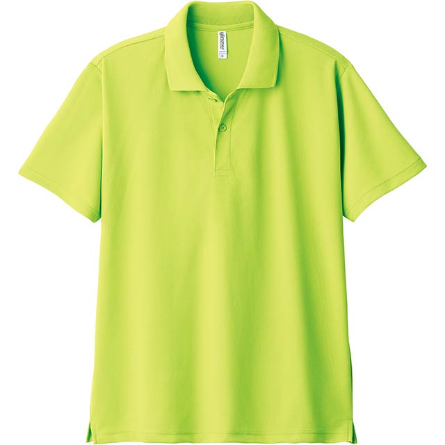 蛍光イエロー｜爽快ドライポロシャツ