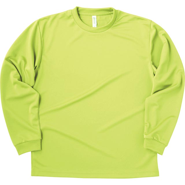 【オンライン限定商品】  緑・グリーンの長袖・ロングTシャツ｜オリジナルプリント トップス