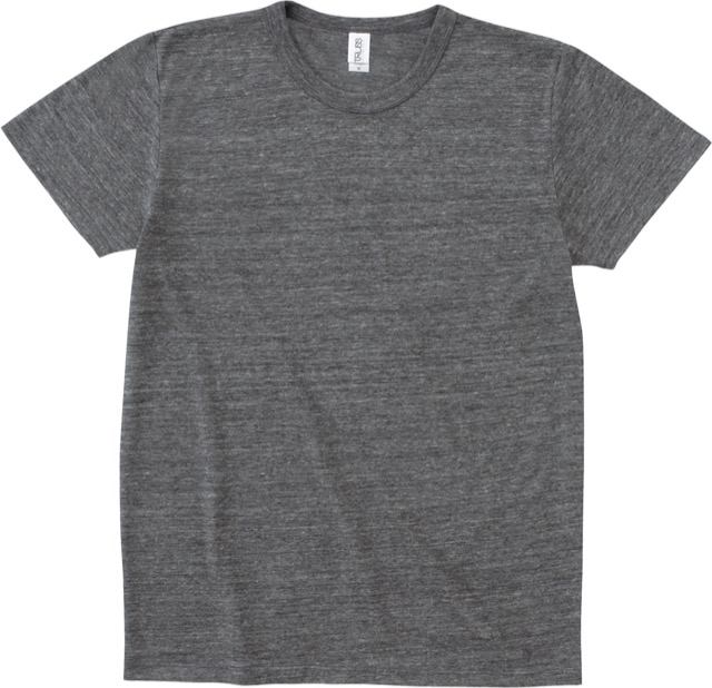 ヘザーブラック｜トライブレンドTシャツ