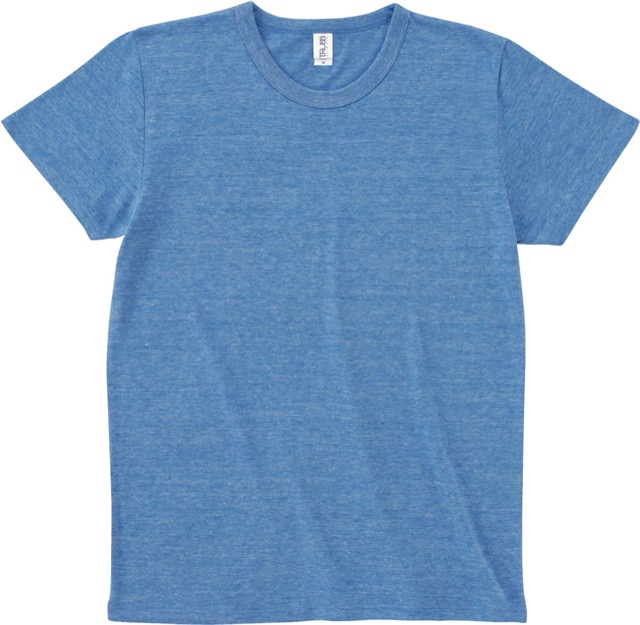 ヘザーブルー｜トライブレンドTシャツ
