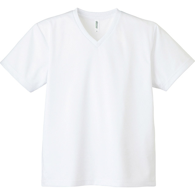 ホワイト｜VドライTシャツ
