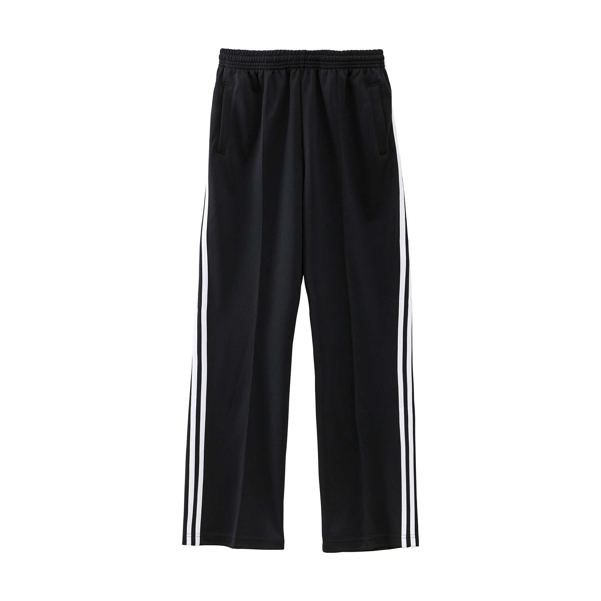 ブラック×ホワイト|ハイストリートラインパンツ