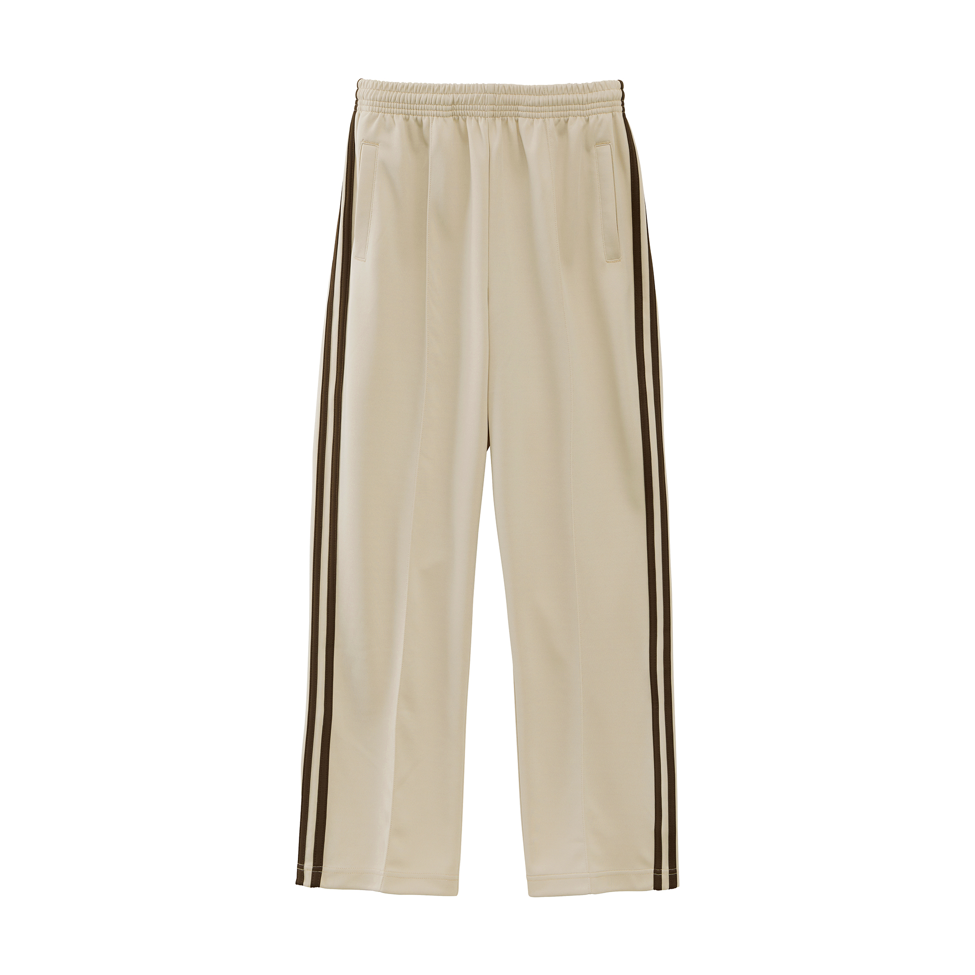 サンドベージュ×ダークブラウン|ハイストリートラインパンツ