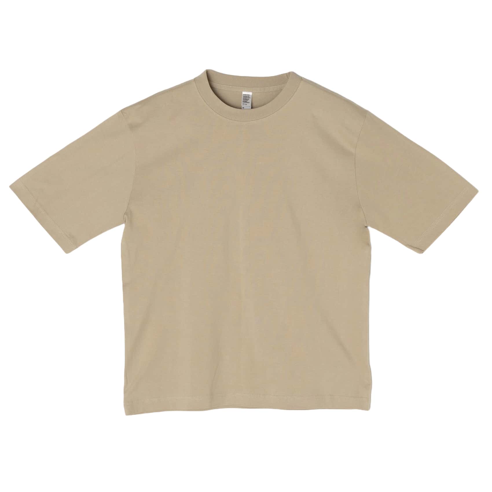 サンドベージュ｜ハイランクリラックスTシャツ