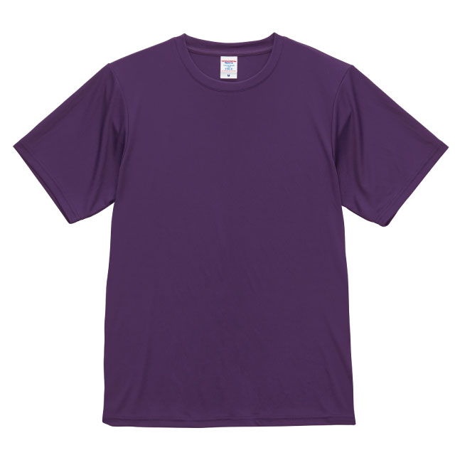 パープル｜やわらか再生Tシャツ