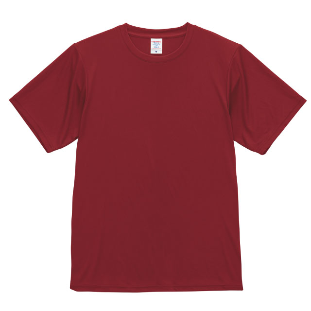 バーガンディ｜やわらか再生Tシャツ