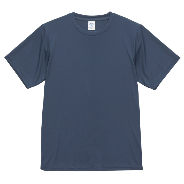 グレイッシュブルー｜やわらか再生Tシャツ