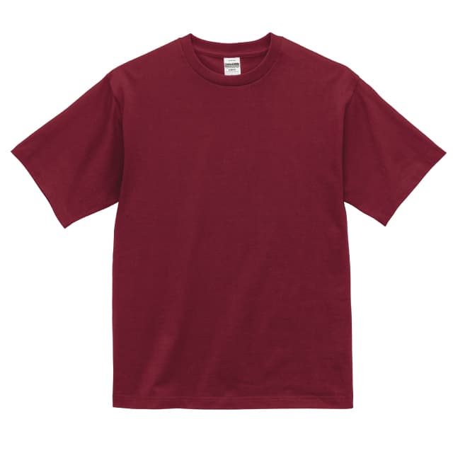 バーガンディ｜ファインジャージーTシャツ
