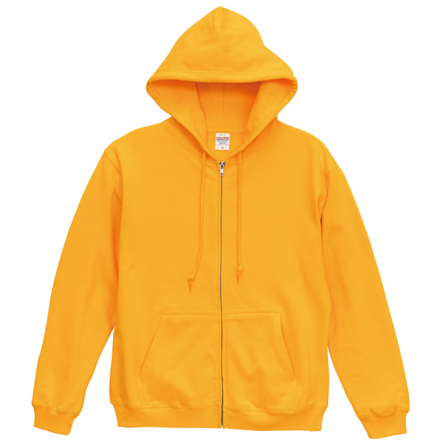 ゴールド｜王道カジュアルジップパーカー