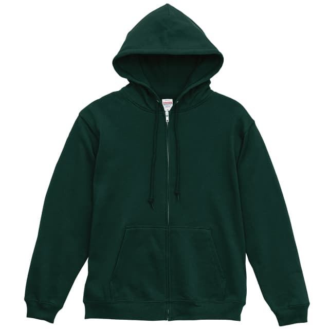 モスグリーン｜王道カジュアルジップパーカー