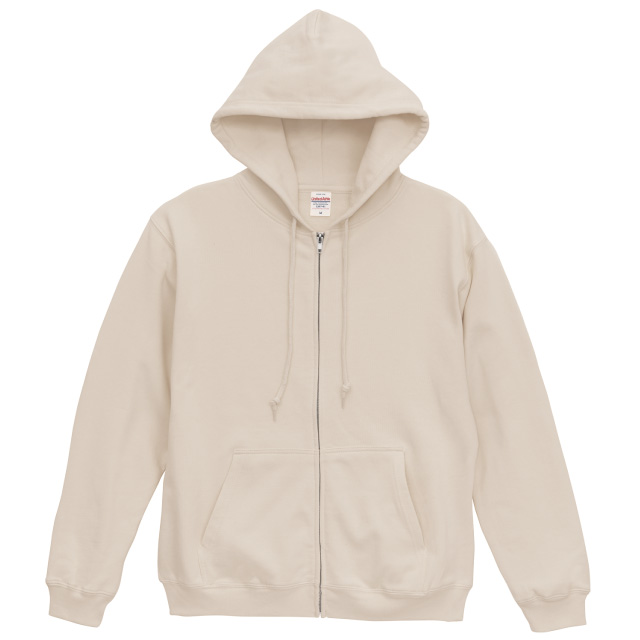 グレージュ｜王道カジュアルジップパーカー