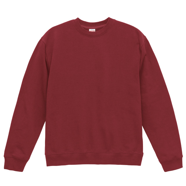バーガンディ｜王道カジュアルスウェット