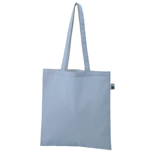 フェアトレードコットンカジュアルフラットバッグ（L）[MARKLESS
