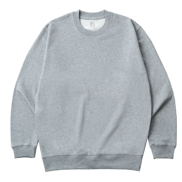 ヘザーグレー｜ベロアタッチスウェット