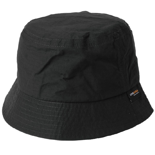 ブラック｜タフライトバケットハット