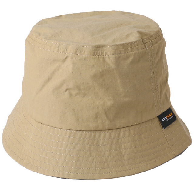 ベージュ｜タフライトバケットハット