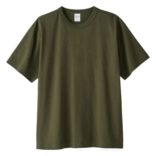 アーミーグリーン｜襟ぐりしっかりTシャツ
