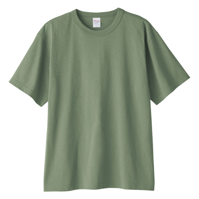 モスグレー｜襟ぐりしっかりTシャツ