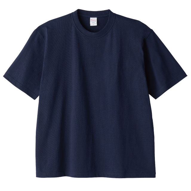 ネイビー｜襟ぐりしっかりビッグTシャツ