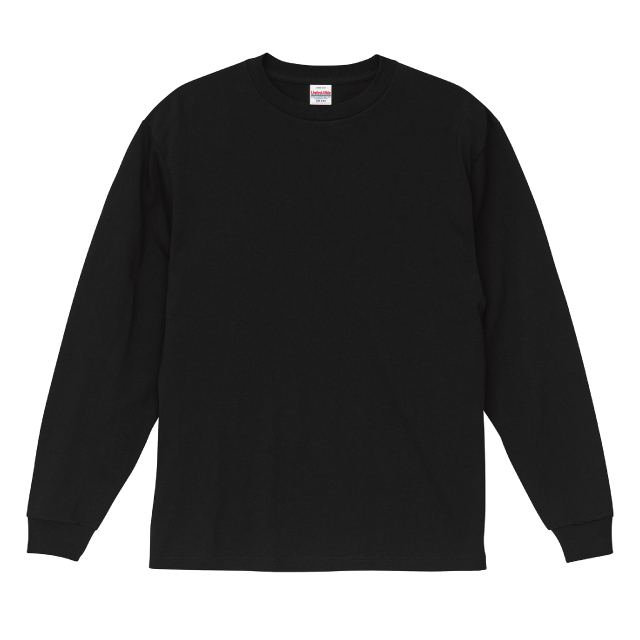 ブラック｜ざっくり厚手ロングTシャツ