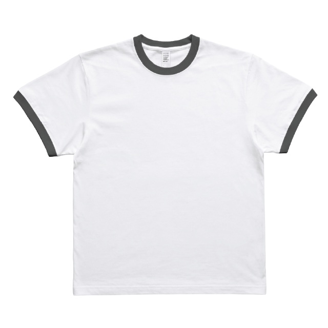 ホワイト×スミクロ｜プレミアムアクセントTシャツ