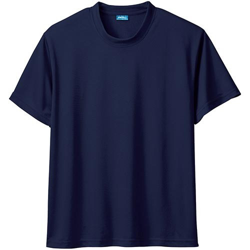 ネイビー｜ハニカムメッシュTシャツ