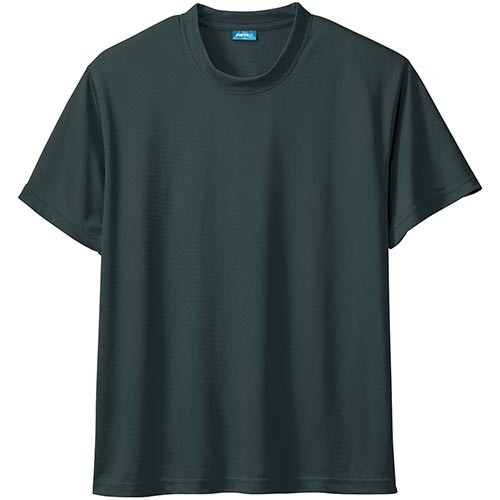 チャコールグレー｜ハニカムメッシュTシャツ