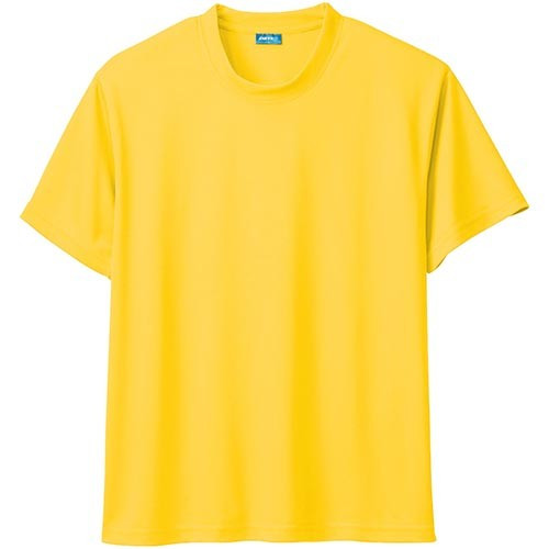 イエロー｜ハニカムメッシュTシャツ