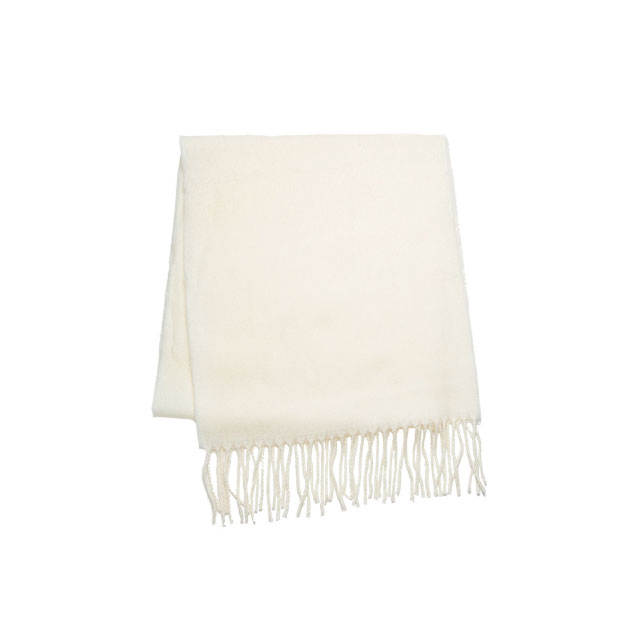 ホワイト|ぽかぽかライトマフラー