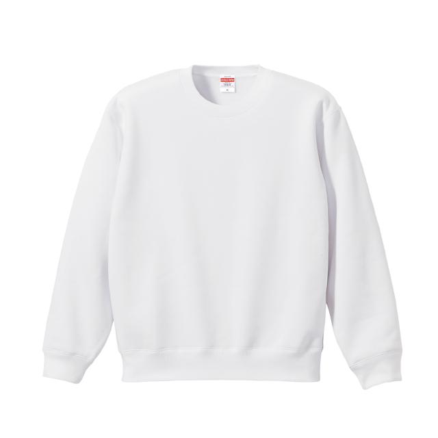 ホワイト｜裏起毛スウェット