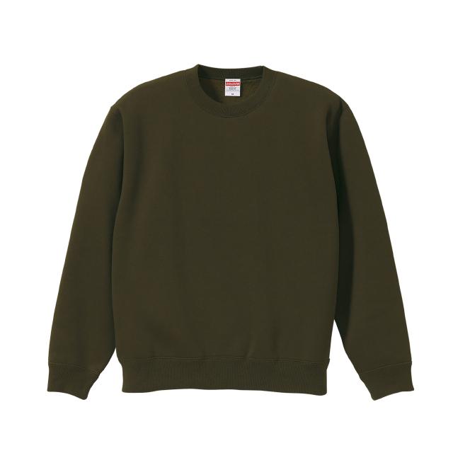 オリーブ｜裏起毛スウェット