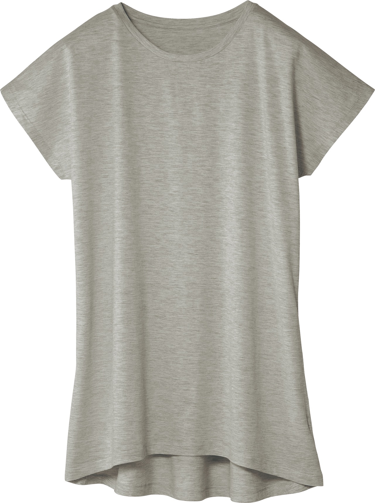 ヘザーグレー｜やわらかドルマンワンピース