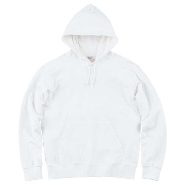 ホワイト|スタンダードWフードプルパーカー