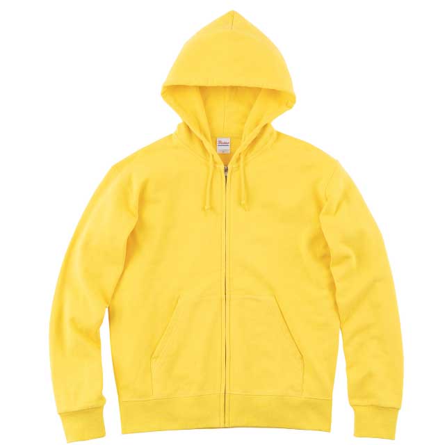 カナリアイエロー｜スタンダードWフードジップパーカー