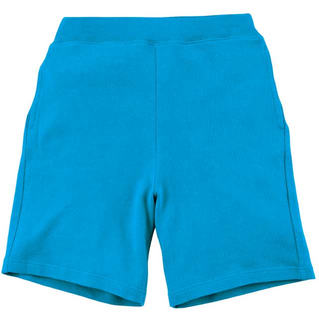 オーシャンブルー|カラフルライトスウェットハーフパンツ