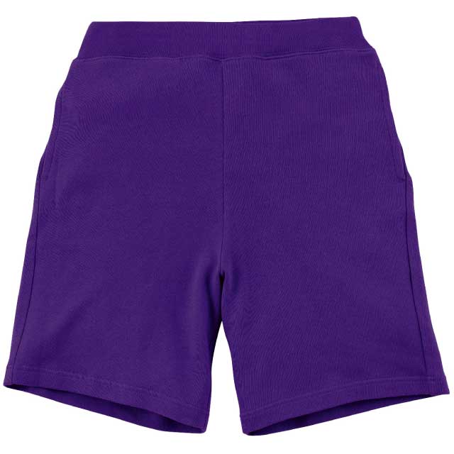 バイオレット|カラフルライトスウェットハーフパンツ