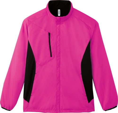 ホットピンク｜裏フリースストレッチジャケット