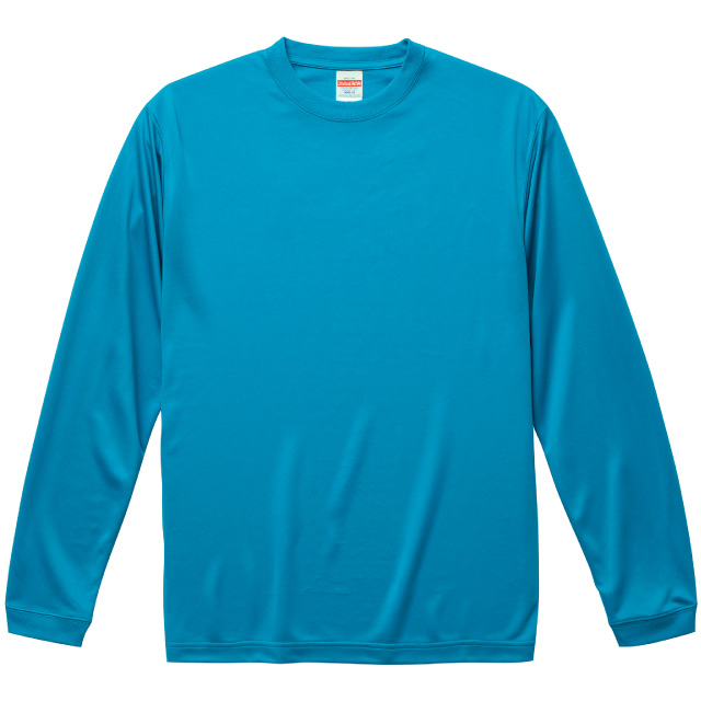 ターコイズブルー|シルキードライロング Tシャツ