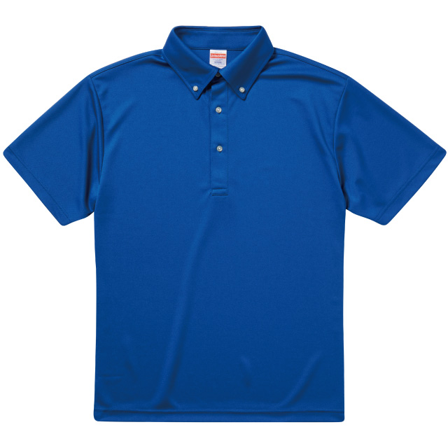 ドライ アスレチックポロシャツ ボタンダウン United Athle 59 オリジナルプリント 刺繍 デザイン クラtジャパン 激安作成